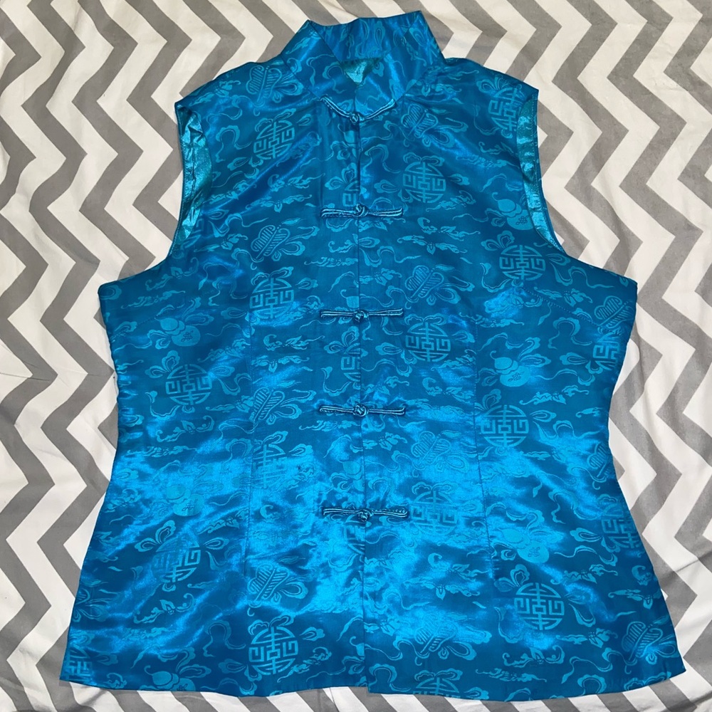 Authentic “Silver Dragon” Chinese Blouse - Size M